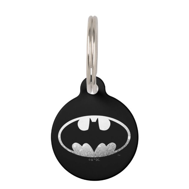 Batman Symbol | Kornachtige Logo Huisdierpenning (Voorkant)