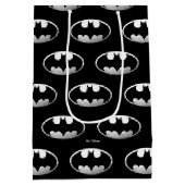 Batman Symbol | Kornachtige Logo Medium Cadeauzakje (Achterkant)