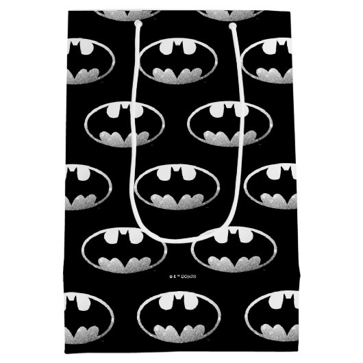 Batman Symbol | Kornachtige Logo Medium Cadeauzakje (Achterkant)