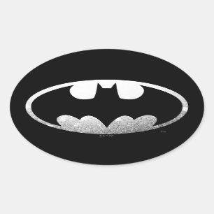 Batman Symbol   Kornachtige Logo Ovale Sticker