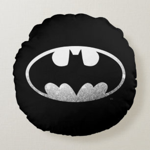Batman Symbol   Kornachtige Logo Rond Kussen