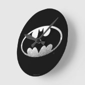 Batman Symbol | Kornachtige Logo Ronde Klok (Hoek)