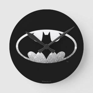 Batman Symbol Kornachtige Logo Ronde Klok