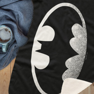 Batman Symbol   Kornachtige Logo Sherpa Deken