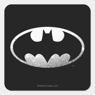 Batman Symbol Kornachtige Logo Vierkante Sticker