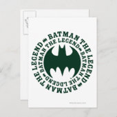 Batman Symbol | Legende Logo Briefkaart (Voorkant / Achterkant)