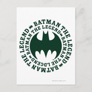 Batman Symbol   Legende Logo Briefkaart