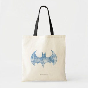 Batman Symbol   Licht blauw Logo in zakboekje Tote Bag