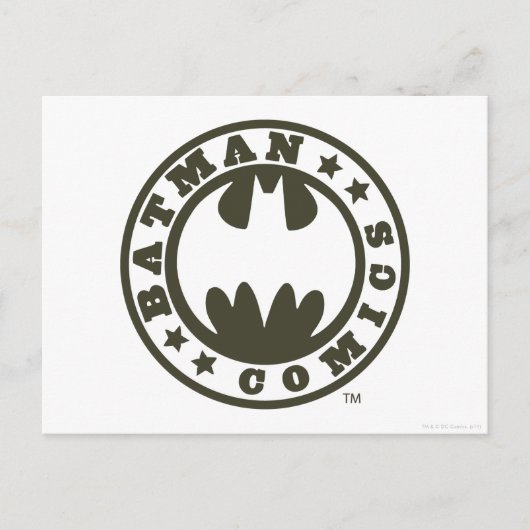 Batman Symbol | Logo Comics Briefkaart (Voorkant)