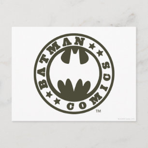 Batman Symbol   Logo Comics Briefkaart