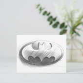 Batman Symbol | Logo voor inkttekening Briefkaart (Staand voorkant)