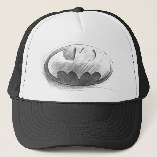 Batman Symbol | Logo voor inkttekening Trucker Pet (Voorkant)