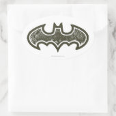Batman Symbol | Nieuwe Logo Ovale Sticker (Tas)