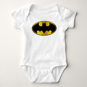 Batman Symbol Oval Gradient Logo Romper