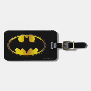 Batman Symbol Ovale gradiënt Logo Bagagelabel