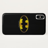 Batman Symbol | Ovale gradiënt Logo Case-Mate iPhone Case (Achterkant (horizontaal))