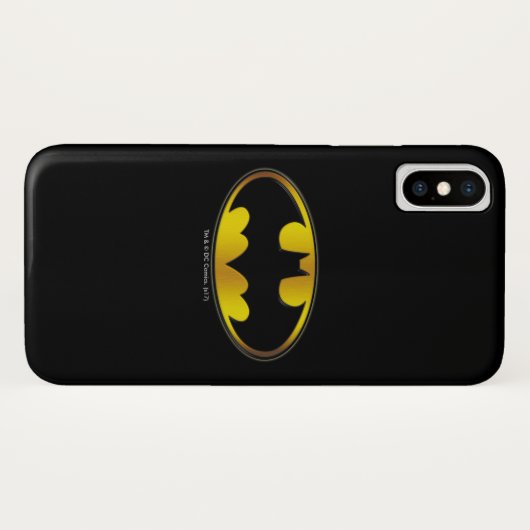 Batman Symbol | Ovale gradiënt Logo Case-Mate iPhone Case (Achterkant (horizontaal))