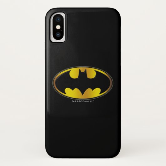 Batman Symbol | Ovale gradiënt Logo Case-Mate iPhone Case (Achterkant)