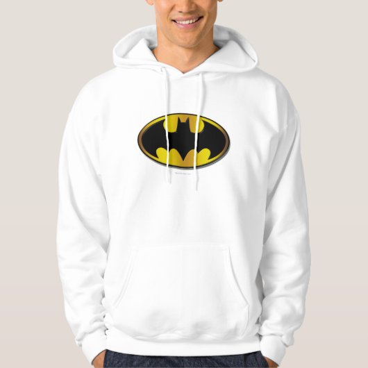 Batman Symbol | Ovale gradiënt Logo Hoodie (Voorkant)