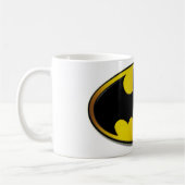 Batman Symbol | Ovale gradiënt Logo Koffiemok (Links)