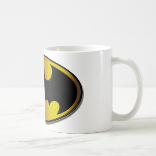 Batman Symbol | Ovale gradiënt Logo Koffiemok (Rechts)