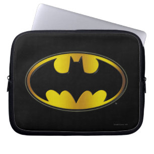 Batman Symbol   Ovale gradiënt Logo Laptop Sleeve