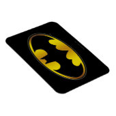 Batman Symbol | Ovale gradiënt Logo Magneet (Rechterzijde)