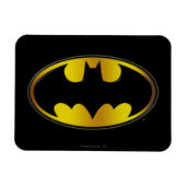 Batman Symbol | Ovale gradiënt Logo Magneet (Horizontaal)