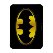 Batman Symbol | Ovale gradiënt Logo Magneet (Verticaal)