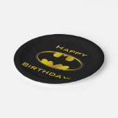 Batman Symbol | Ovale gradiënt Logo Papieren Bordje (Gekanteld)