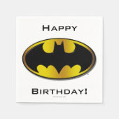 Batman Symbol | Ovale gradiënt Logo Servet (Voorkant)