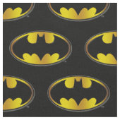 Batman Symbol | Ovale gradiënt Logo Stof (Close Up)