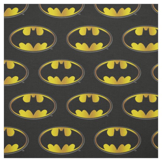 Batman Symbol | Ovale gradiënt Logo Stof (Swatch)