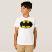 Batman Symbol | Ovale gradiënt Logo T-shirt (Voorkant volledig)