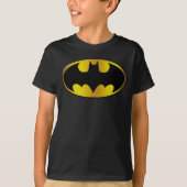 Batman Symbol | Ovale gradiënt Logo T-shirt (Voorkant)