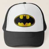 Batman Symbol | Ovale gradiënt Logo Trucker Pet (Voorkant)