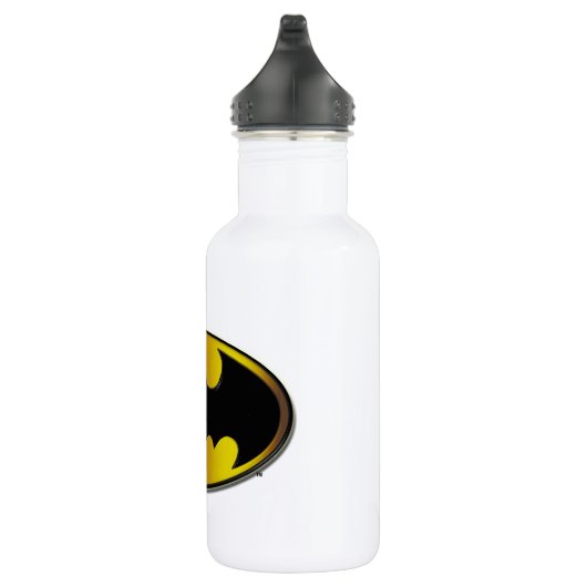 Batman Symbol | Ovale gradiënt Logo Waterfles (Rechts)