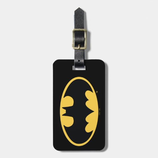 Batman Symbol | Ovale Logo Bagagelabel (Voorkant verticaal)