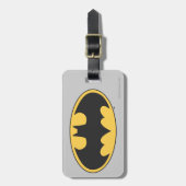 Batman Symbol | Ovale Logo Bagagelabel (Voorkant verticaal)