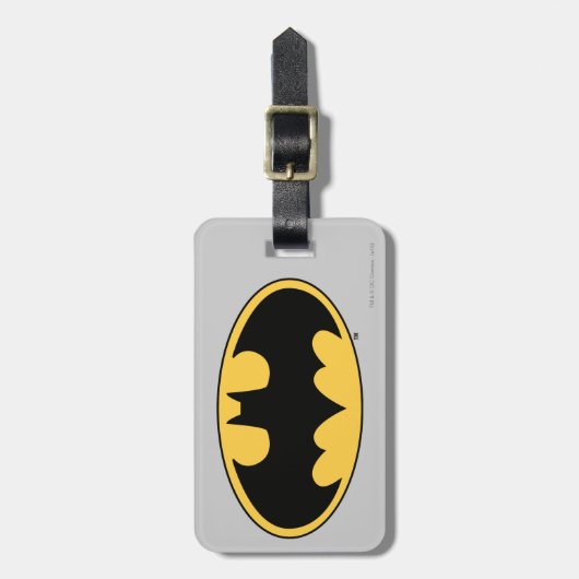 Batman Symbol | Ovale Logo Bagagelabel (Voorkant verticaal)