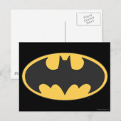 Batman Symbol | Ovale Logo Briefkaart (Voorkant / Achterkant)