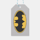Batman Symbol | Ovale Logo Cadeaulabel (Voorkant)