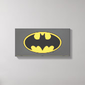 Batman Symbol | Ovale Logo Canvas Afdruk (Voorkant)