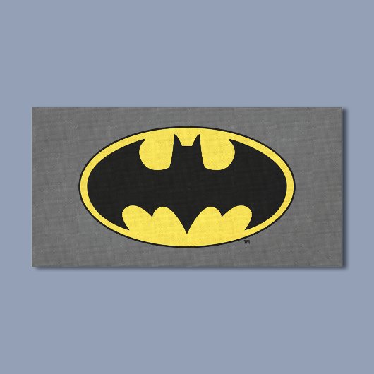 Batman Symbol | Ovale Logo Canvas Afdruk