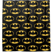 Batman Symbol | Ovale Logo Douchegordijn (Voorkant)