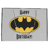 Batman Symbol | Ovale Logo Groot Cadeauzakje (Achterkant)