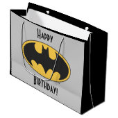 Batman Symbol | Ovale Logo Groot Cadeauzakje (Voorkant Gekanteld)