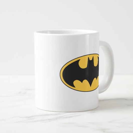 Batman Symbol | Ovale Logo Grote Koffiekop (Voorkant rechts)