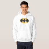 Batman Symbol | Ovale Logo Hoodie (Voorkant volledig)