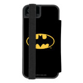 Batman Symbol | Ovale Logo Incipio iPhone Portemonnee Hoesje (Agenda Achterkant)